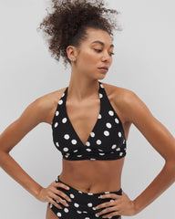Shirred Halterkini Top - MOVEMENT DOT MINI B | Soma Women