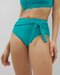 High-Waist Tie Bottom - SURFSIDE TEAL | Soma Women