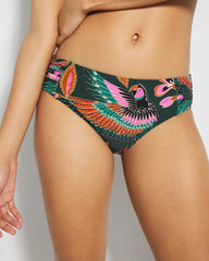Ruched Side Bikini Bottom - PARROT-ISE LUSH EMERALD | Soma Women