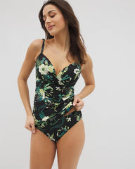 Ruched Side Bottom - TROPICAL TWIST BLACK | Soma Women