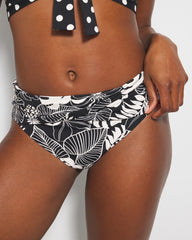 Double Trouble Sarong Hipster Bottom - BLACK | Soma Women