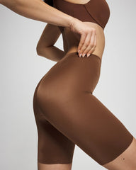 Mid Level Cooling High Waisted Short - CINNAMON LATTE | Soma Women