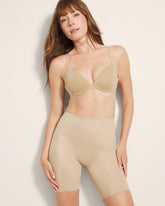 Mid-Level Shaping Vanishing Edge Low Back Shorts - WARM AMBER | Soma Women