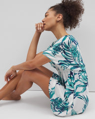 Rayon Crepe Cover Up - PALM PERFECT COCONUT | Soma Women