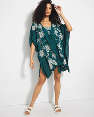 Embroidered Cover-Up - DEEP TEAL | Soma Women