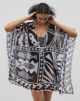 Catch of the Day Caftan - BLACK | Soma Women