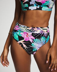 High-Waist Enbliss Bottom - LUSH TROPICAL BLACK | Soma Women