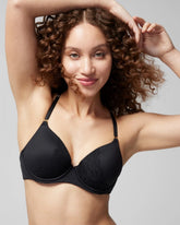 Perfect Coverage Convertible Bra with Lace back - BLACK | Soma Women