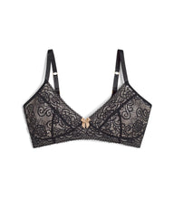 Wireless Pocketed Lace Bra - BLACK | Soma Women