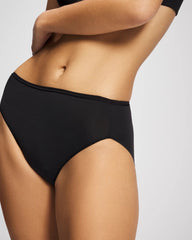 Cotton High Leg Panty - BLACK | Soma Women