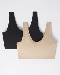 Bralette 2 Pack - BLACK/WARM AMBER | Soma Women