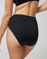 Modern Brief Panty with Lace - BLACK | Soma Women