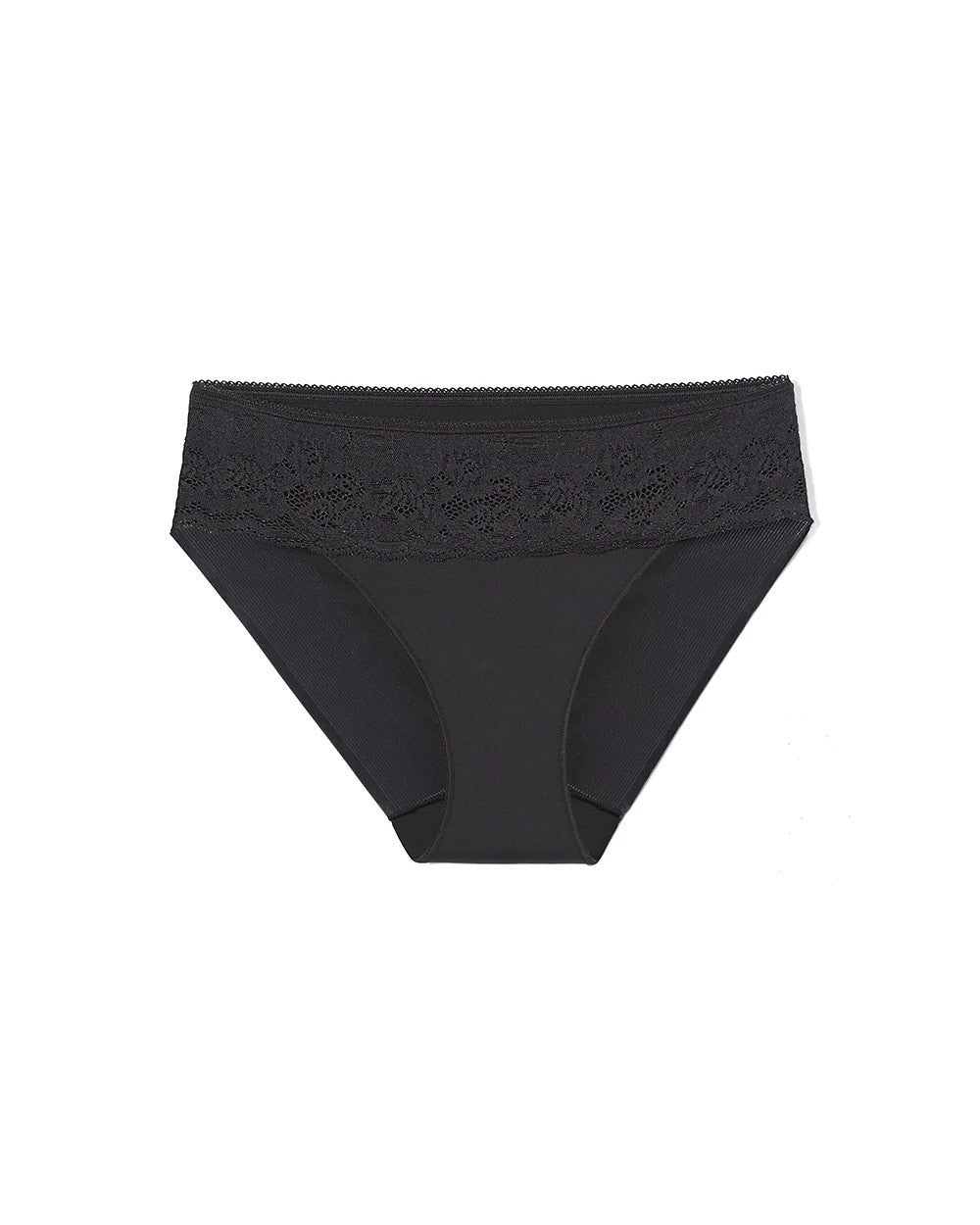 Hipster Panty with Lace - BLACK | Soma Women