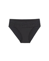 Hipster Panty with Lace - BLACK | Soma Women