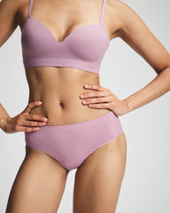 Seamless Rib Hipster Panty - LILAC WINE | Soma Women