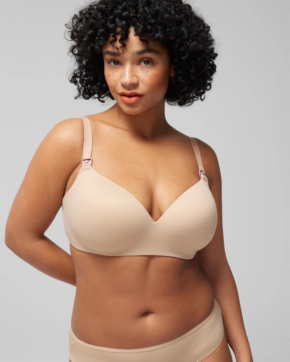 Nursing Wireless Bra - WARM AMBER | Soma Women
