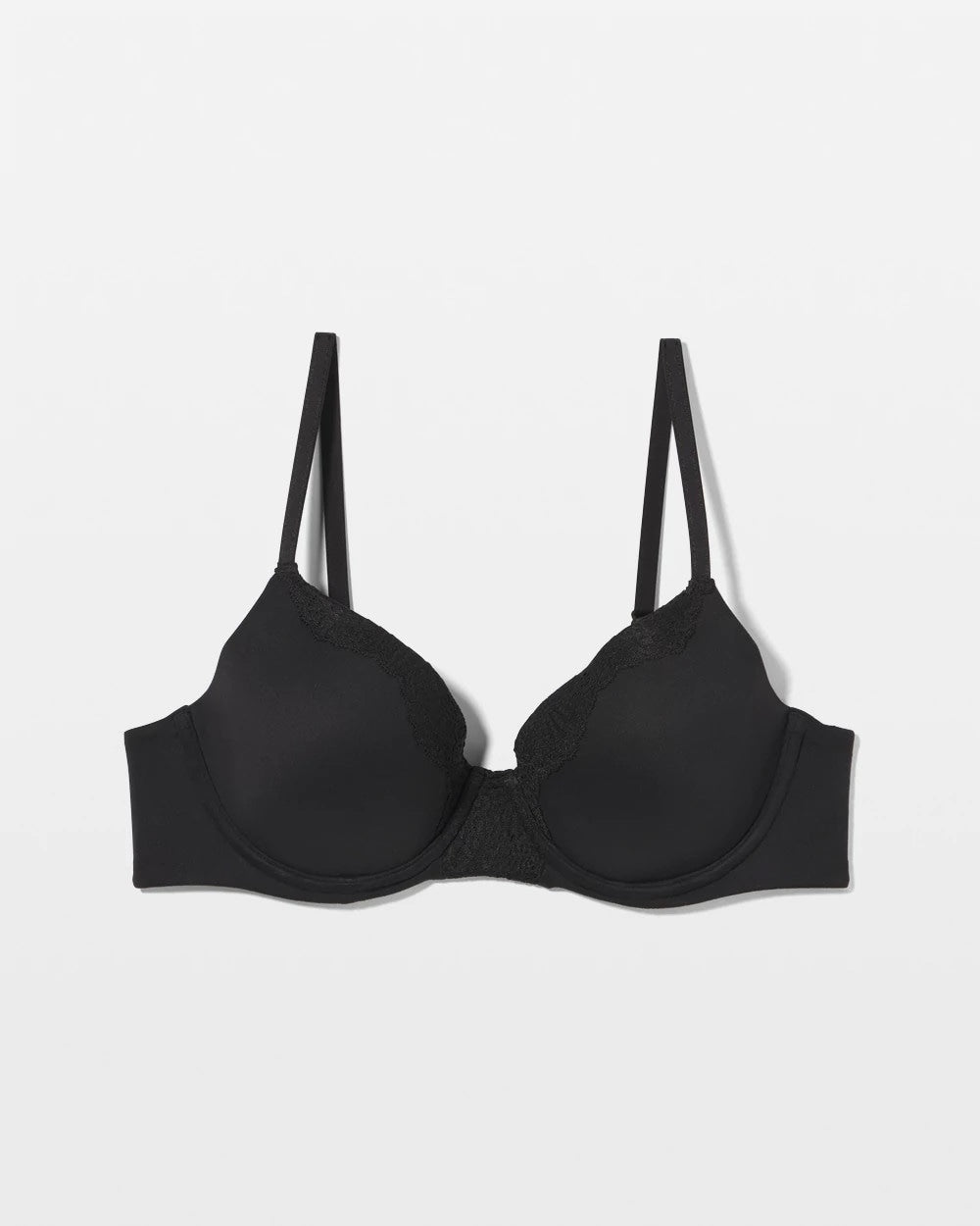 Embraceable Perfect Coverage Bra with Crochet Lace - BLACK | Soma Women