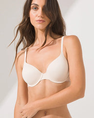 Embraceable Demi Bra with Lace Trim - PALE SAND | Soma Women