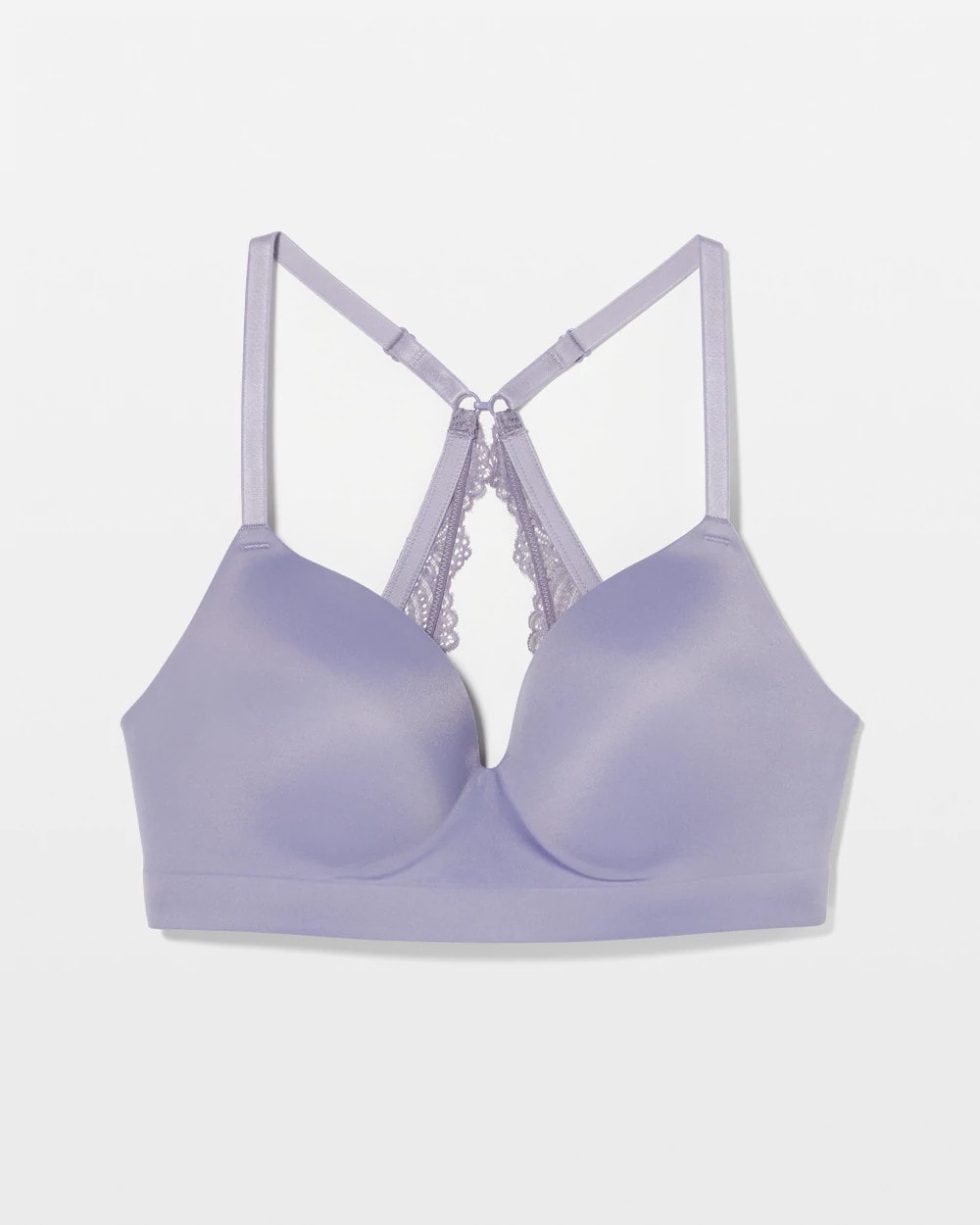 Luxe Wireless Bra with Lace Back - LAVENDER CLOUD | Soma Women