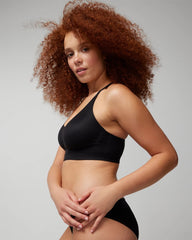 Racerback Bralette with Lace Back - BLACK | Soma Women