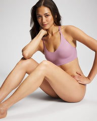 Racerback Bralette with Lace Back - LILAC WINE | Soma Women