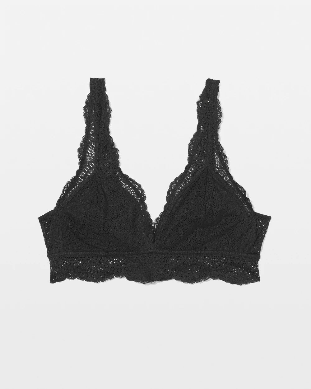 Crochet Lace Bralette - BLACK | Soma Women