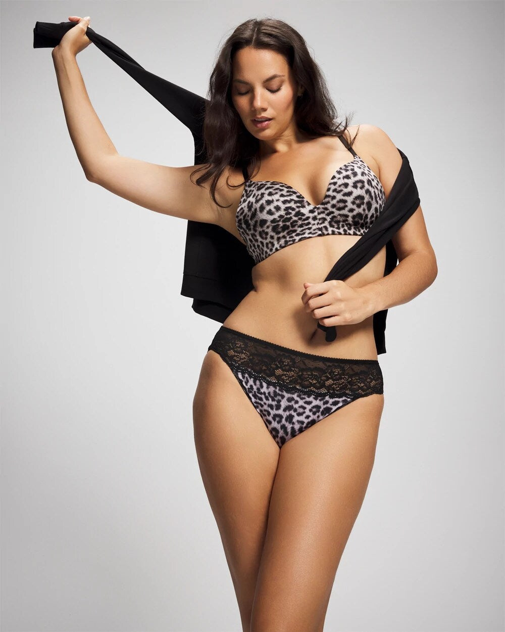 Wireless Push-Up Bra - DIVINE LEOPARD MINI TAUPE | Soma Women