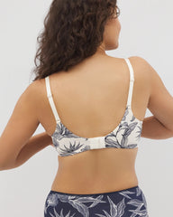 Push-up Plunge Bra - PLUMERIA BLOOMS CH NAVY | Soma Women