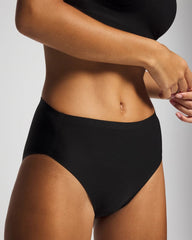 Soft Stretch High Leg Panty - BLACK | Soma Women
