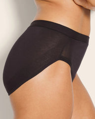 Cotton High-Leg Panty - BLACK | Soma Women