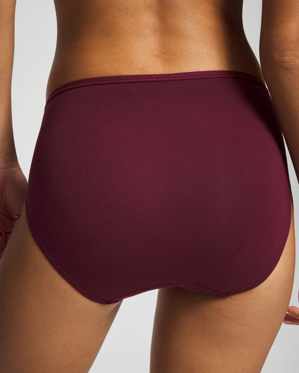 Cotton High Leg Panty - VELVET PLUM | Soma Women