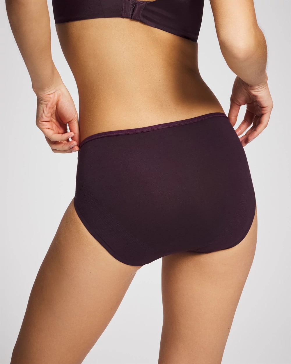 Cotton High Leg Panty - PLUM PERFECT | Soma Women