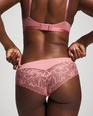 Cheeky Hipster Panty with Lace Back - ANTIQUE PINK | Soma Women