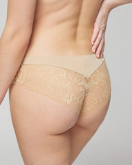 Cheeky Hipster Panty with Lace Back - WARM AMBER | Soma Women