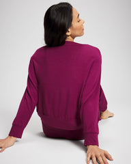 Long-Sleeve Pajama Top - POMEGRANATE WINE | Soma Women