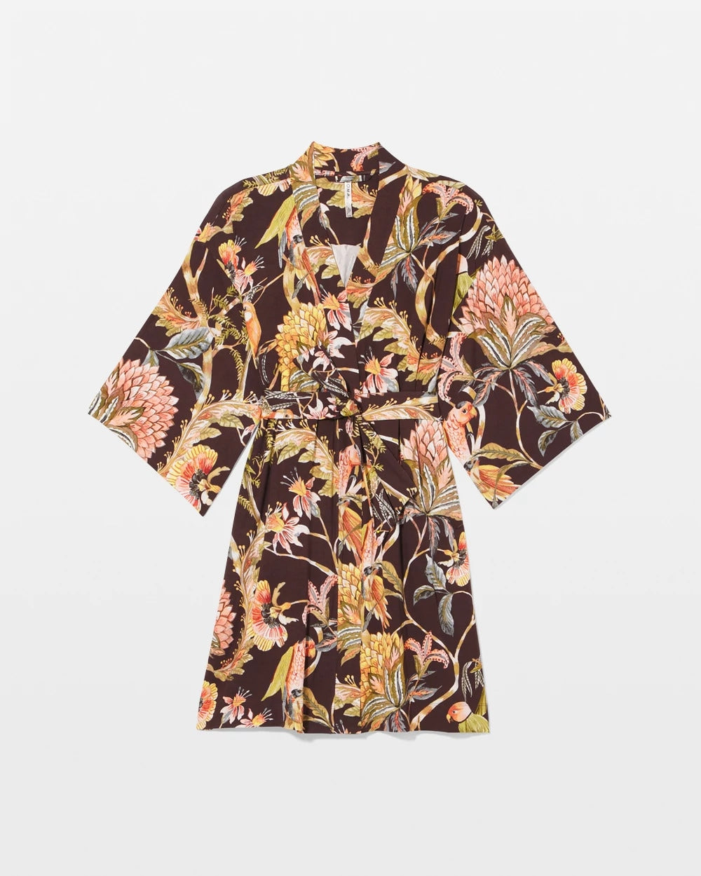 Short Robe - PARROT-DISO PLUME G PLUM | Soma Women