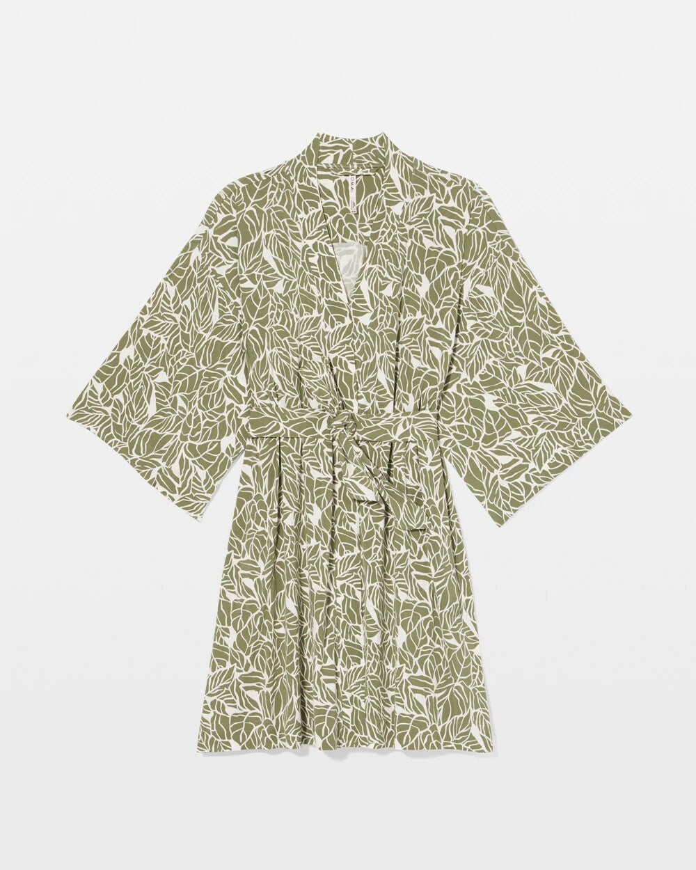Short Robe - PALMTASTIC VETIVER/CHAMP | Soma Women