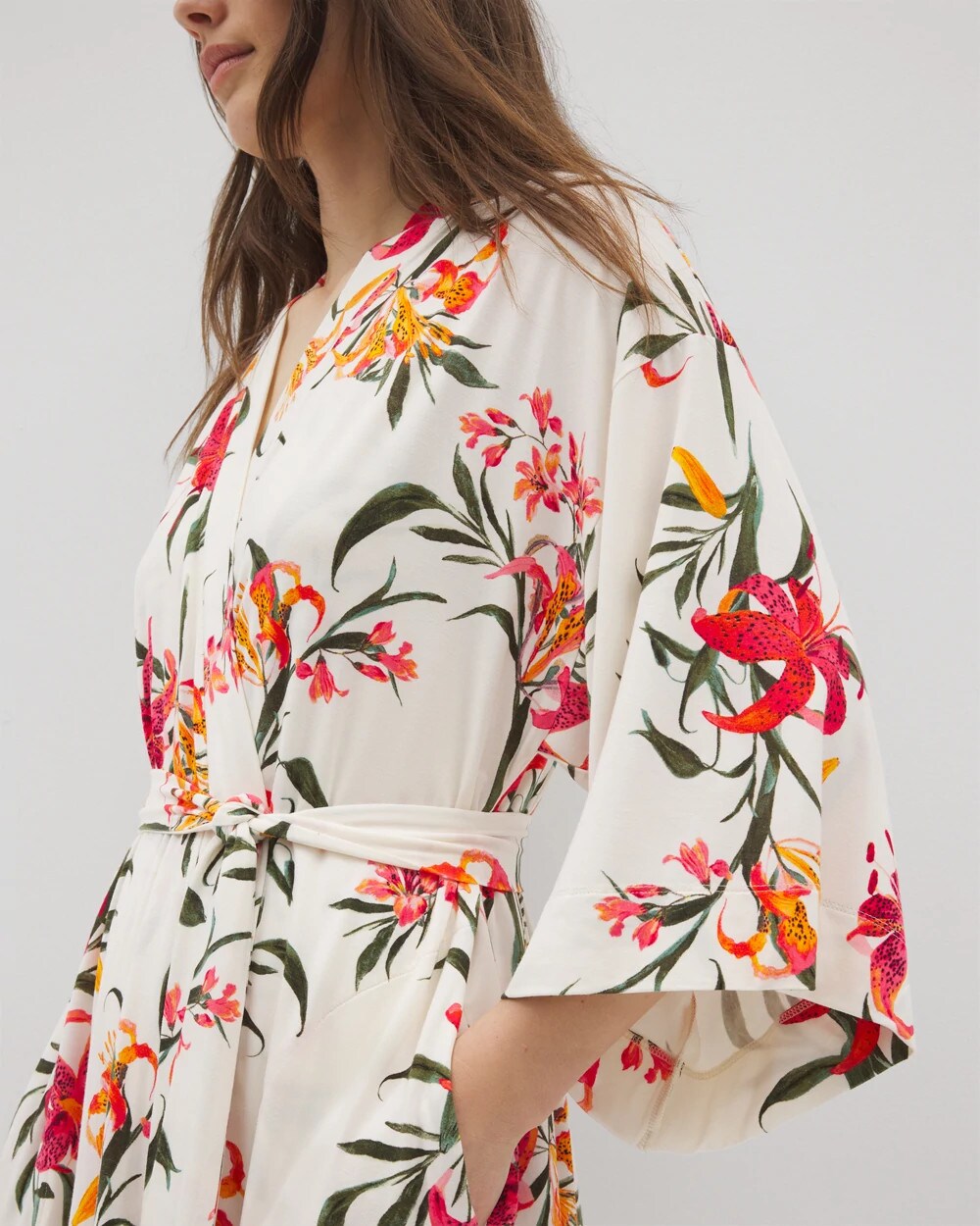 Short Robe - LE TIGRE FLORA CHAMPAGNE | Soma Women