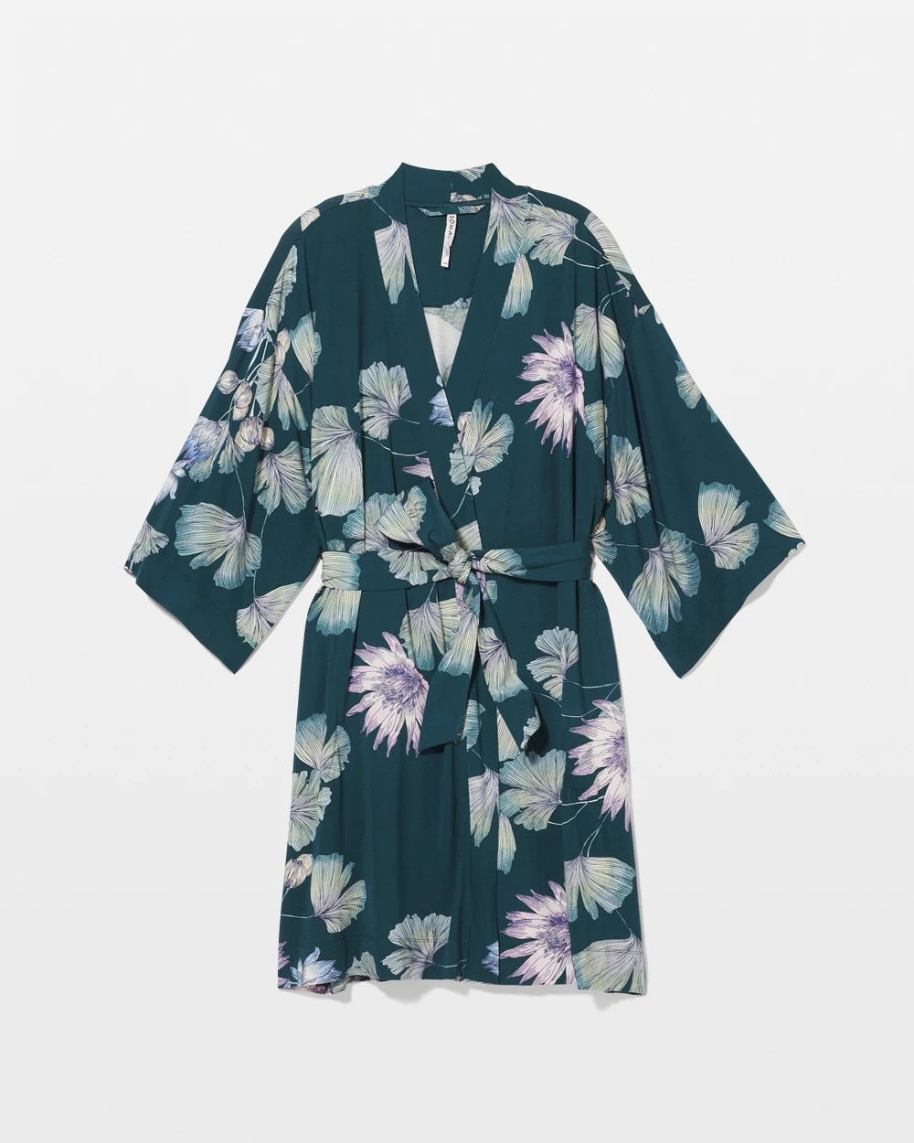 Short Robe - HAVEN BOTANICAL DARK SEA | Soma Women
