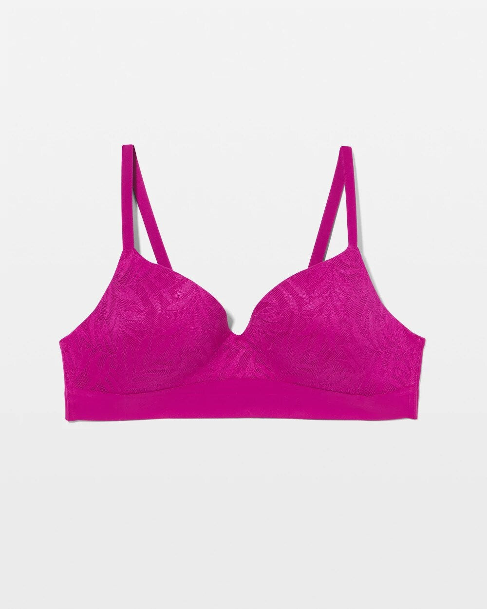 Wireless Bra with Lace - MAGENTA ORCHID | Soma Women
