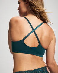 Luxe Plunge Bralette - DEEP TEAL | Soma Women