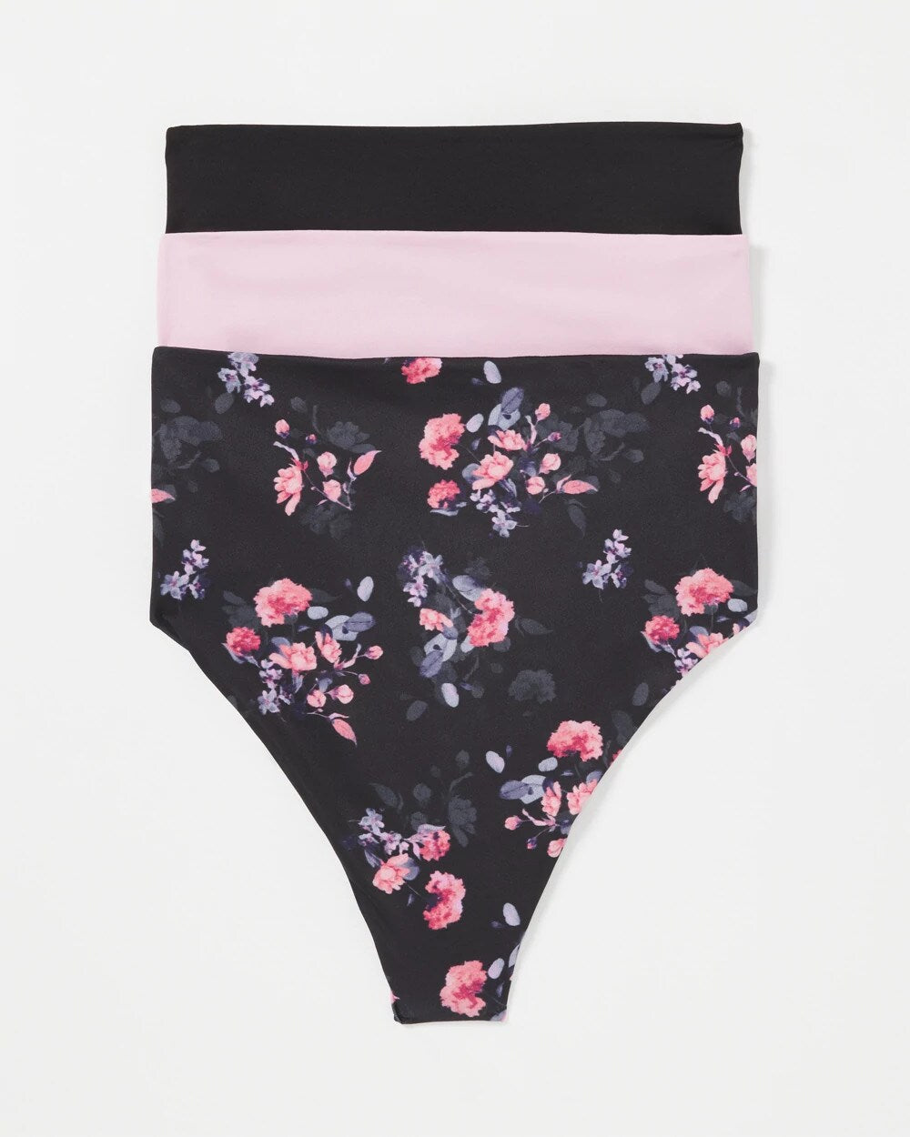 High-Waist Thong Panty 3 Pack - AMETHYST BLUSH MULTIPACK | Soma Women