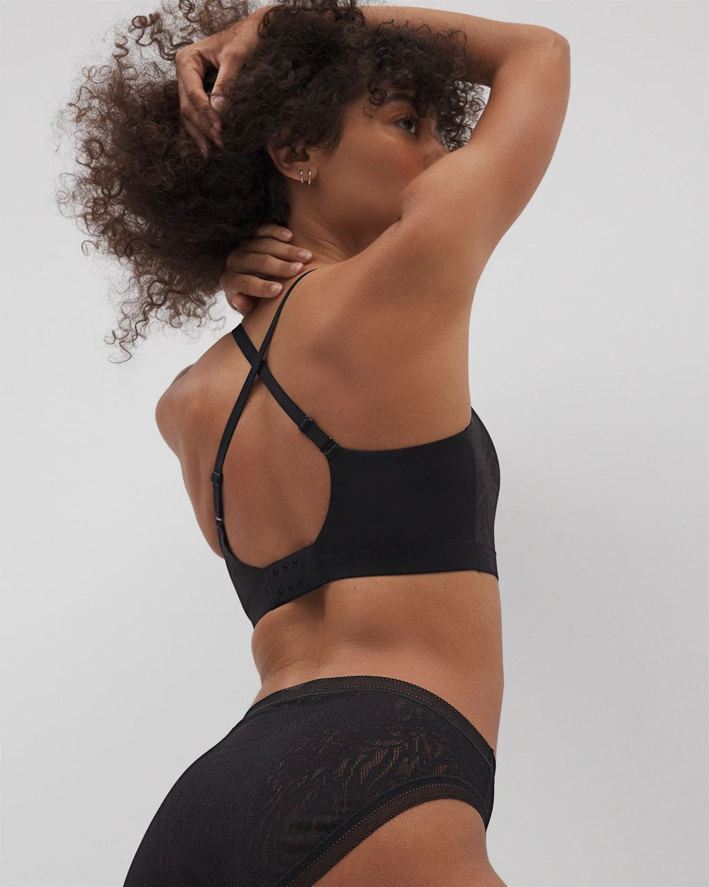 Lace Adjustable Bralette - BLACK | Soma Women