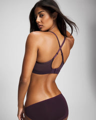 Mesh Adjustable Bralette - PLUM PERFECT | Soma Women