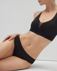 Mesh Back Bikini Panty - BLACK | Soma Women