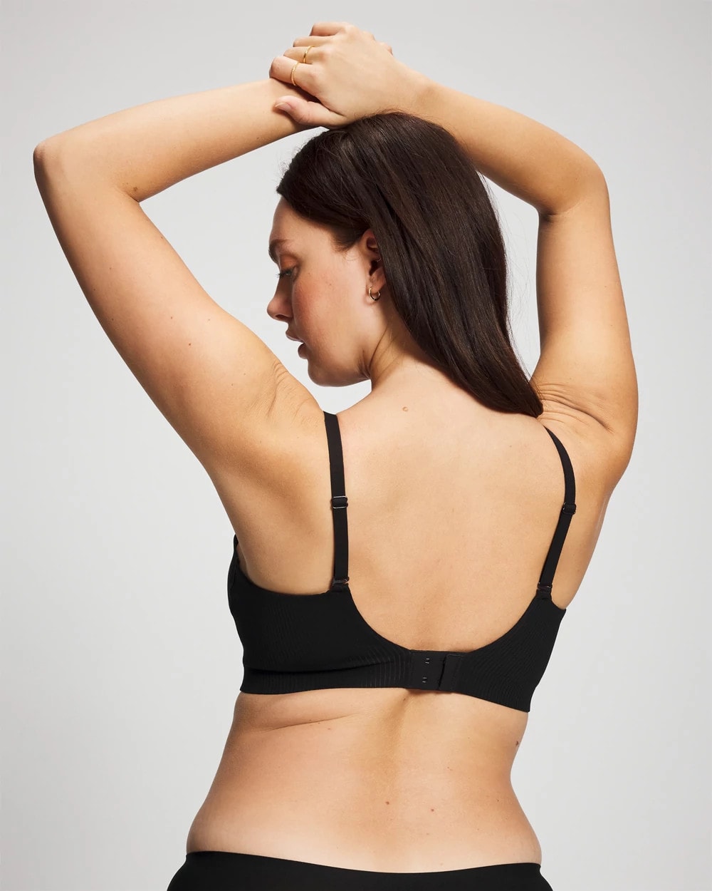 Rib Adjustable Bralette - BLACK | Soma Women