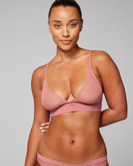 Triangle Mesh Bralette - CLAY ROSE | Soma Women