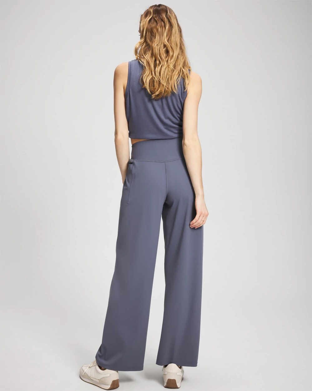 High-Waist Wide-Leg Pants - EARL GRAY | Soma Women