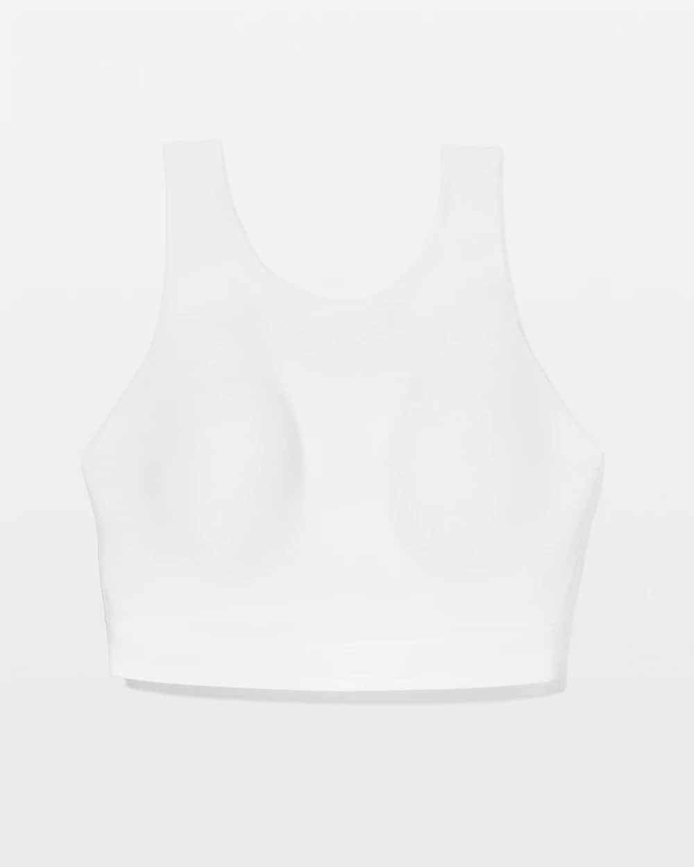 High-Neck Yoga Bra - OPTIC WHITE | Soma Women