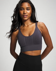 Seamless Bra With Strappy Back - GRAY INK | Soma Women